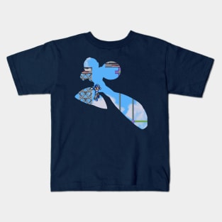 Mega Man X - background cutout v.4 Kids T-Shirt